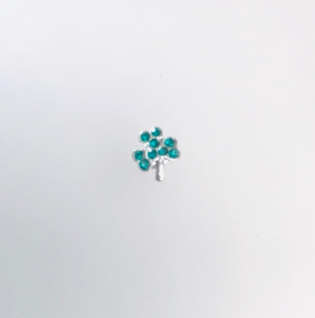 Silver Clover Charms- 2 Pieces
