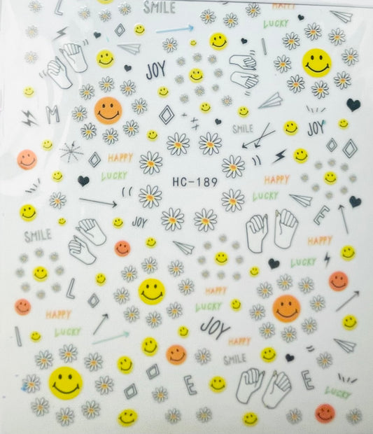 Daisies & a Smile Sticker