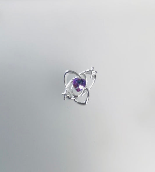 Purple Heart Silver XO-10 Pieces