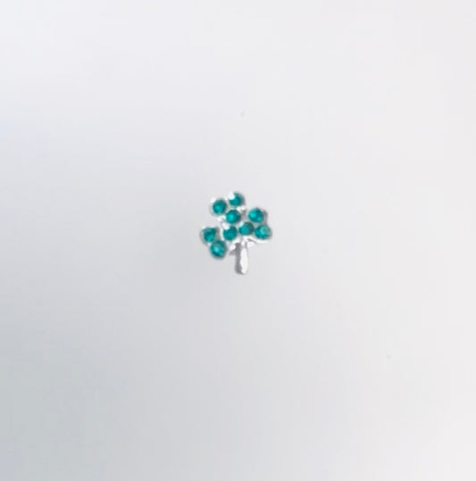 Silver Clover Charms- 2 Pieces