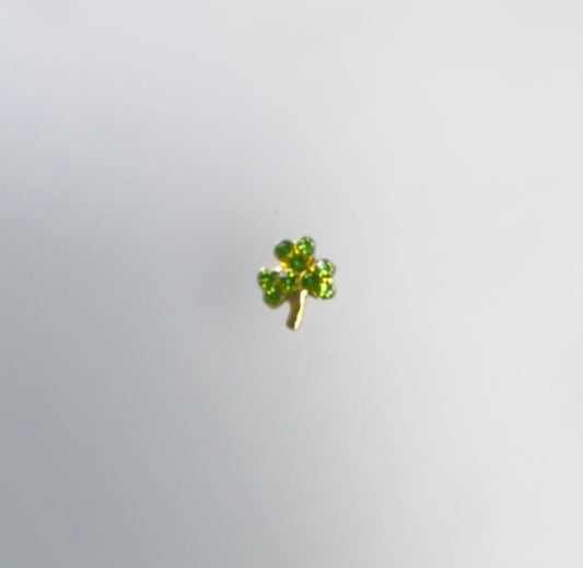 Gold Clover Charm- 2 Pieces